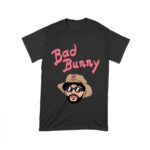 Bad-Bunny Cartoon Style Portrait with Hat and Sunglasses - Fun Music-Inspired Pop Art Illustration Unisex Toddler – Viva Party