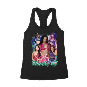 Becky-G Five Pose Collage T-Shirt - Iconic Style Moments for True Fans Women's Racerback Tank Top – Viva Party