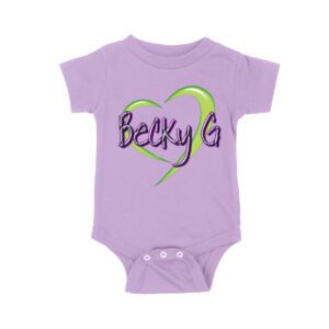 Becky-G in Heart Design T-Shirt