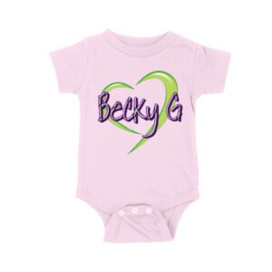 Becky-G in Heart Design T-Shirt