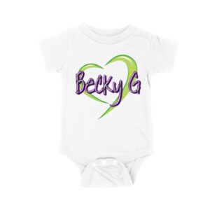Becky-G in Heart Design T-Shirt