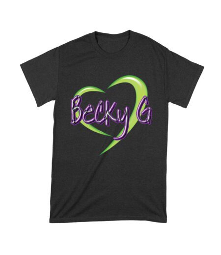 Becky-G in Heart Design T-Shirt - Stylish Tribute to Latin Pop Icon Unisex Toddler – Viva Party