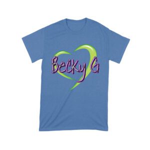 Becky-G in Heart Design T-Shirt