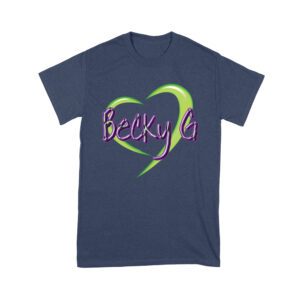 Becky-G in Heart Design T-Shirt