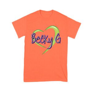 Becky-G in Heart Design T-Shirt