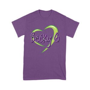 Becky-G in Heart Design T-Shirt