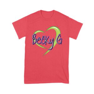 Becky-G in Heart Design T-Shirt