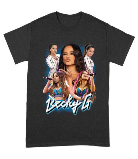 Becky-G 5 Pose Collage T-Shirt ? Iconic Latin Pop Style for Music Fans Unisex Adult – Viva Party