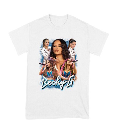 Becky-G 5 Pose Collage T-Shirt ? Iconic Latin Pop Style for Music Fans Unisex Youth