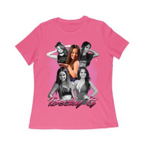 Becky-G Warrior T-Shirt ? Dark Metal Fantasy Style with Savage Edge Women Relaxed