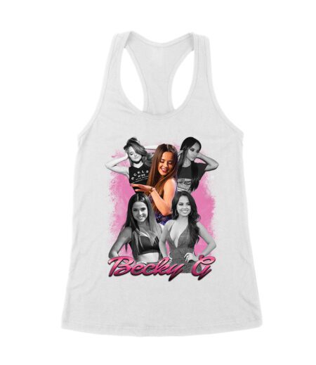Becky-G Warrior T-Shirt ? Dark Metal Fantasy Style with Savage Edge Women's Racerback Tank Top
