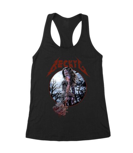 Becky-G Always Next to You Design ? Iconic Latin Pop Style for Music Fans Women's Racerback Tank Top – Viva Party