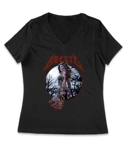 Becky-G Always Next to You Design ? Iconic Latin Pop Style for Music Fans Women Jersey V-Neck – Viva Party