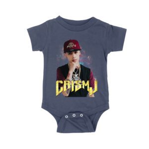 Cris-MJ Streetwear Swag Portrait with Bling Chains Unisex Baby Jersey