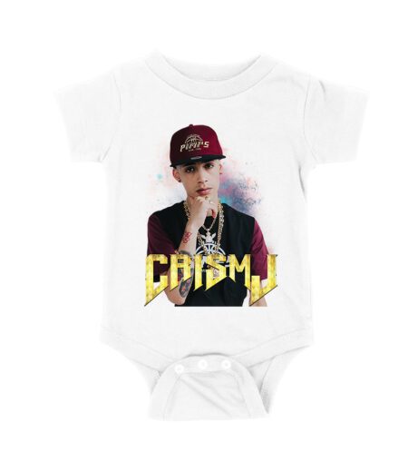 Cris-MJ Streetwear Swag Portrait with Bling Chains Unisex Baby Jersey