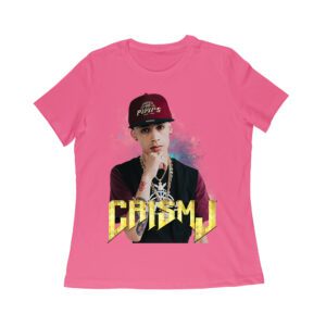 Cris-MJ Streetwear Swag Portrait with Bling Chains Women Relaxed
