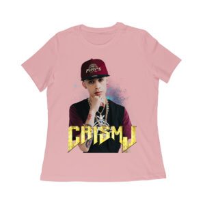 Cris-MJ Streetwear Swag Portrait with Bling Chains Women Relaxed