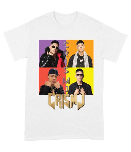 Cris-MJ Dual Color Block Portrait with Gold Logo Unisex Adult