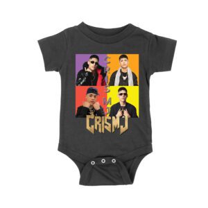 Cris-MJ Dual Color Block Portrait with Gold Logo Unisex Baby Jersey – Viva Party