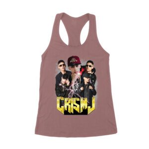 Cris-MJ Lightning Effect Rap Group Visual Design Women's Racerback Tank Top