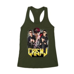 Cris-MJ Lightning Effect Rap Group Visual Design Women's Racerback Tank Top