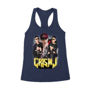 Cris-MJ Lightning Effect Rap Group Visual Design Women's Racerback Tank Top