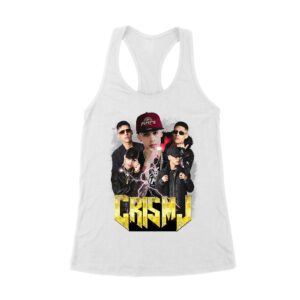Cris-MJ Lightning Effect Rap Group Visual Design Women's Racerback Tank Top