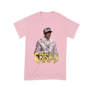 Cris-MJ in White Jacket with Bold Gold Logo Unisex Toddler