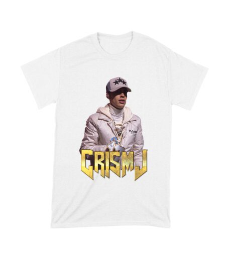 Cris-MJ in White Jacket with Bold Gold Logo Unisex Toddler