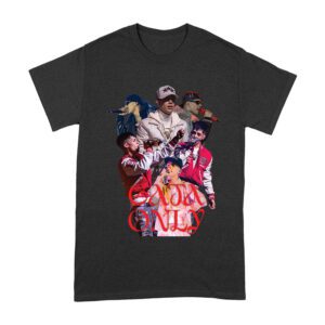 Cris-MJ Crown Only Group Collage in Red Theme Unisex Adult – Viva Party