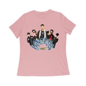 Cris-MJ Graffiti Art Style with Rap Group Pose Women Relaxed