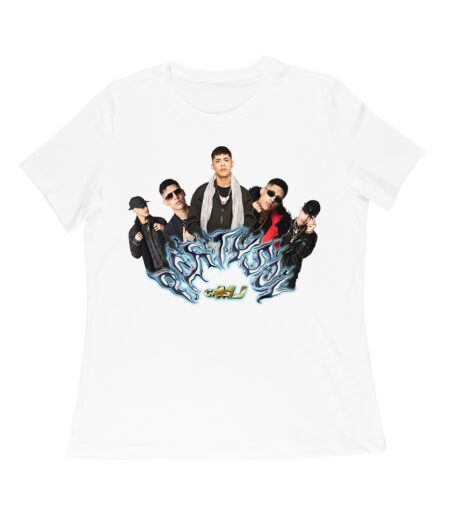 Cris-MJ Graffiti Art Style with Rap Group Pose Women Relaxed