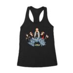 Cris-MJ Graffiti Art Style with Rap Group Pose Women's Racerback Tank Top – Viva Party