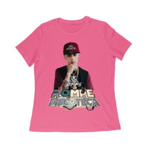 Cris-MJ Rompe Discoteca Neon Club Party Shirt Women Relaxed