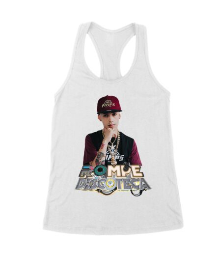 Cris-MJ Rompe Discoteca Neon Club Party Shirt Women's Racerback Tank Top