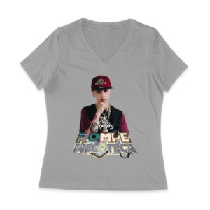 Cris-MJ Rompe Discoteca Neon Club Party Shirt Women Jersey V-Neck