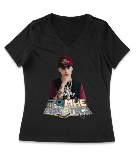 Cris-MJ Rompe Discoteca Neon Club Party Shirt Women Jersey V-Neck – Viva Party