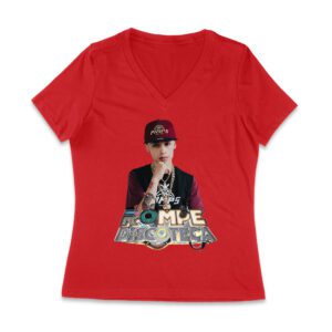 Cris-MJ Rompe Discoteca Neon Club Party Shirt Women Jersey V-Neck