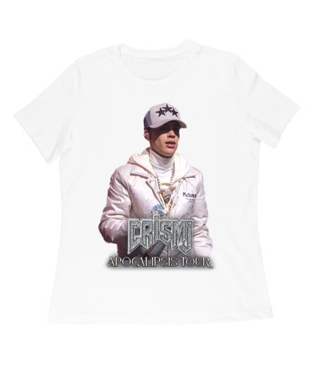 Cris-MJ Apocalipsis Tour Poster with Epic Vibes Women Relaxed