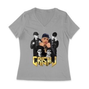 Cris-MJ Trio Pose with Black and Gold Theme Women Jersey V-Neck