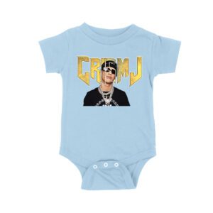 Cris-MJ Close-Up with Sunglasses and Gold Chains Unisex Baby Jersey