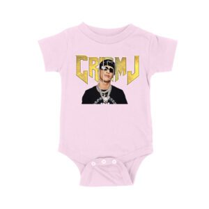 Cris-MJ Close-Up with Sunglasses and Gold Chains Unisex Baby Jersey
