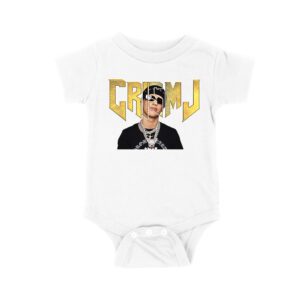 Cris-MJ Close-Up with Sunglasses and Gold Chains Unisex Baby Jersey