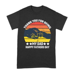 Thank You for Being My Dad - Happy Father?s Day Retro Style Unisex Adult – Viva Party