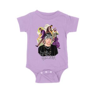 Peso-Pluma Banda Graphic T-Shirt ? Latin Trio with Trumpet, Guitar & Double Bass ? Musical Art Tee Unisex Baby Jersey