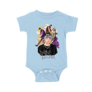 Peso-Pluma Banda Graphic T-Shirt ? Latin Trio with Trumpet, Guitar & Double Bass ? Musical Art Tee Unisex Baby Jersey