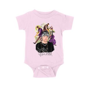 Peso-Pluma Banda Graphic T-Shirt ? Latin Trio with Trumpet, Guitar & Double Bass ? Musical Art Tee Unisex Baby Jersey