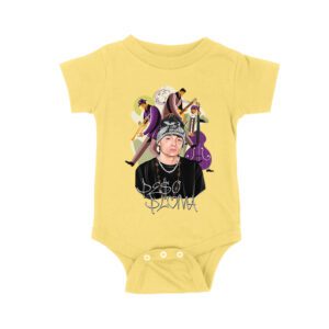 Peso-Pluma Banda Graphic T-Shirt ? Latin Trio with Trumpet, Guitar & Double Bass ? Musical Art Tee Unisex Baby Jersey