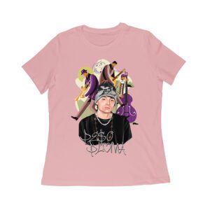 Peso-Pluma Banda Graphic T-Shirt ? Latin Trio with Trumpet, Guitar & Double Bass ? Musical Art Tee Women Relaxed