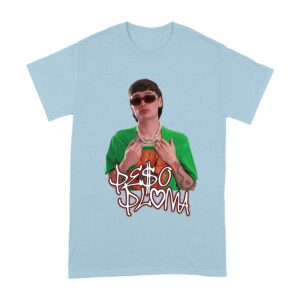 Peso-Pluma Inspired Graphic T-Shirt ? Latin Music Star Portrait Tee for Fans Unisex Adult